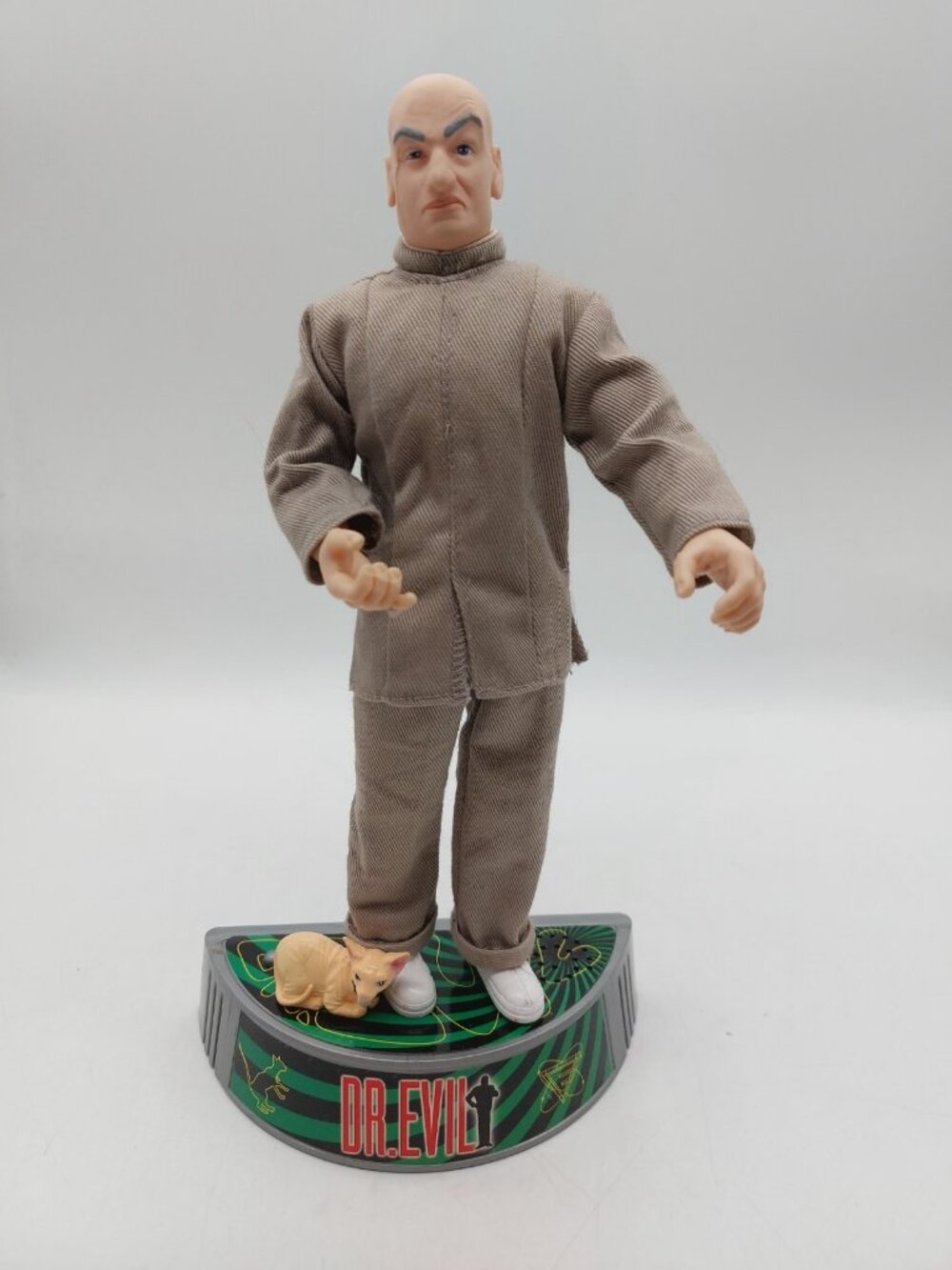 Austin Powers Dr. Evil Figurine Mr Bigglesworth Cat Figure Tested Works READ